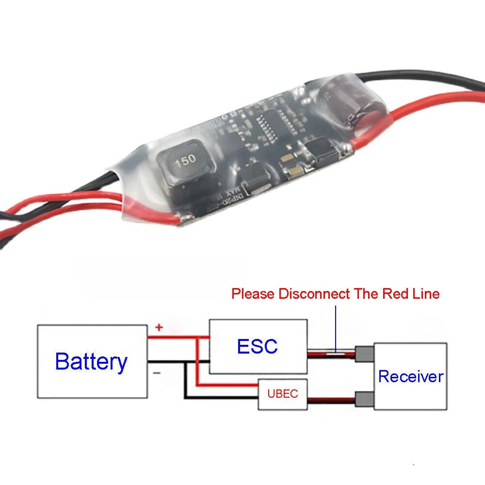 5V 3A 5A 7A 15A UBEC Voltage Converter for 2-12S Lipo