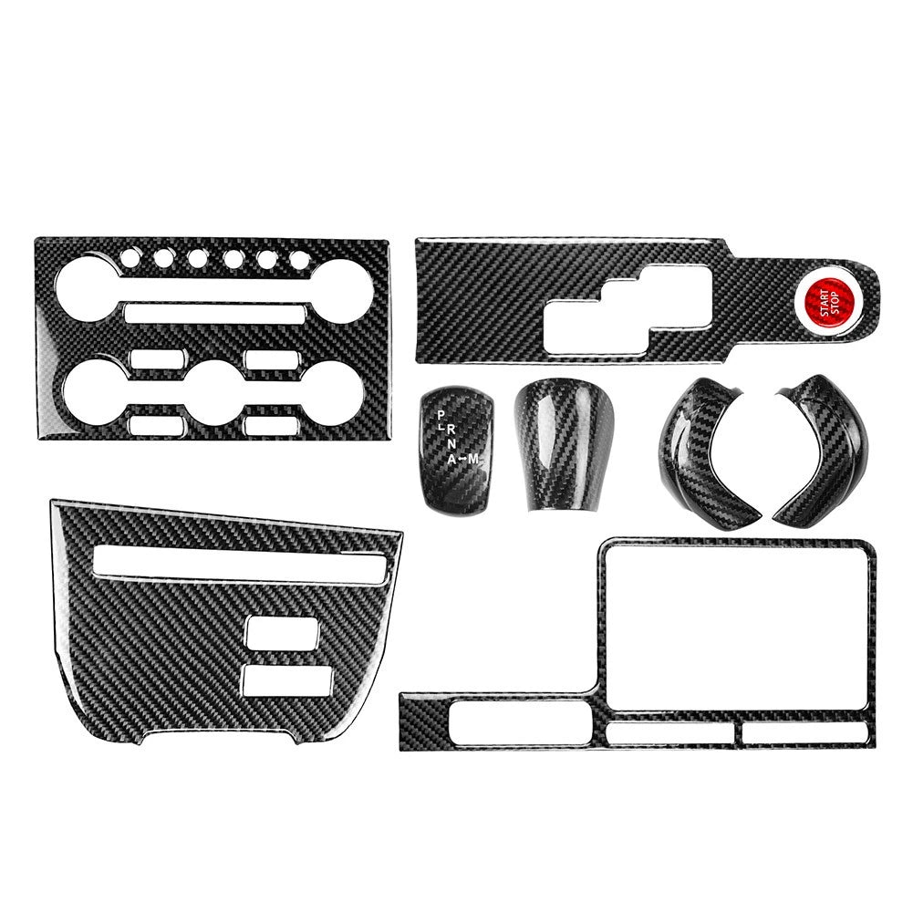 9pc Center Console Gear Shift Panel Cover for Nissan GTR R35 (2007–2021)