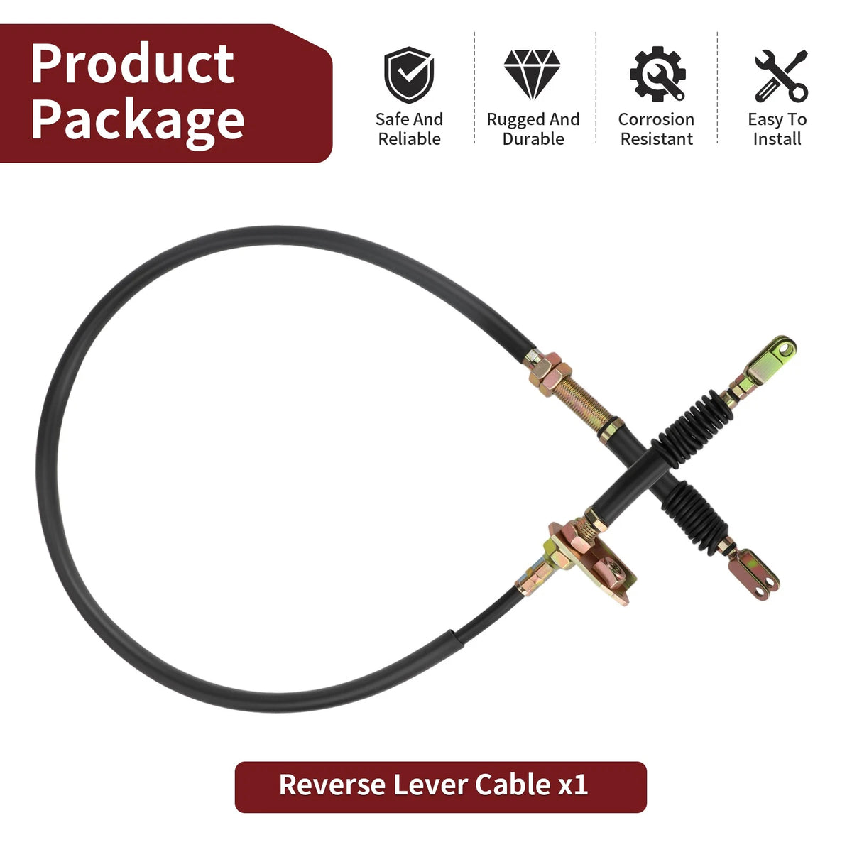 Reverse Lever Cable for Yamaha Big Bear 350 YFM350FW (1987–1993)