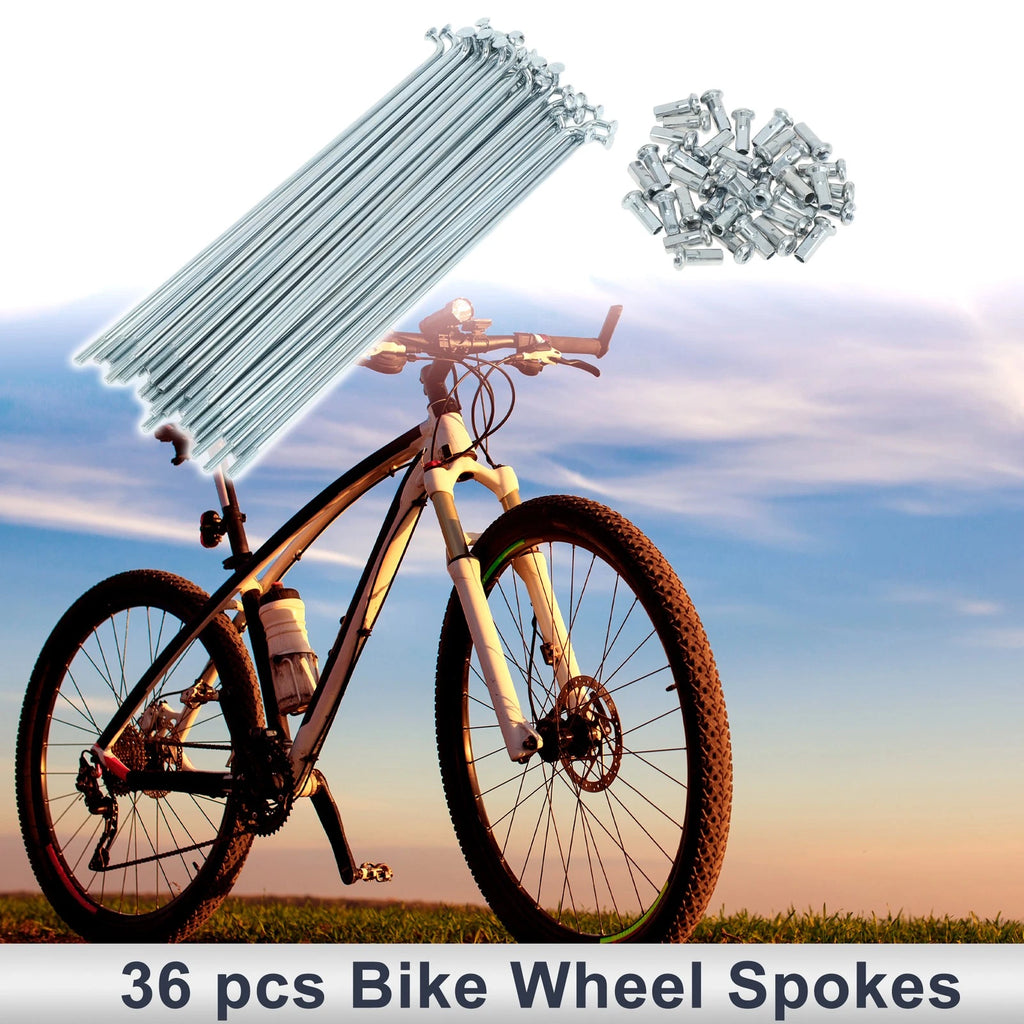 Bicycle Spokes Nipple Set 12G 165mm Replacement for Universal Use (All Years)