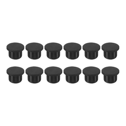 Black Flexible Silicone Stopper for Holes 10-14 mm