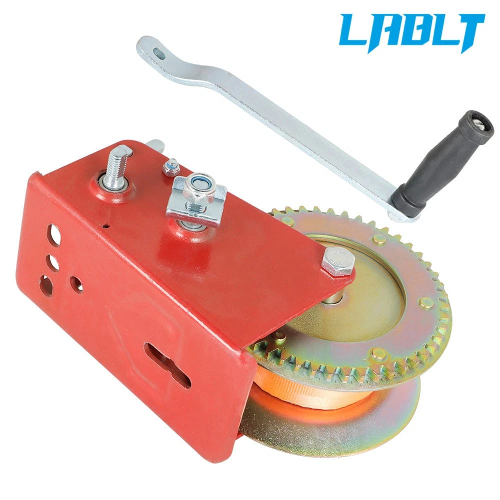 Manual Crank Winch 3500 lbs for Heavy Duty Applications (LABLT)