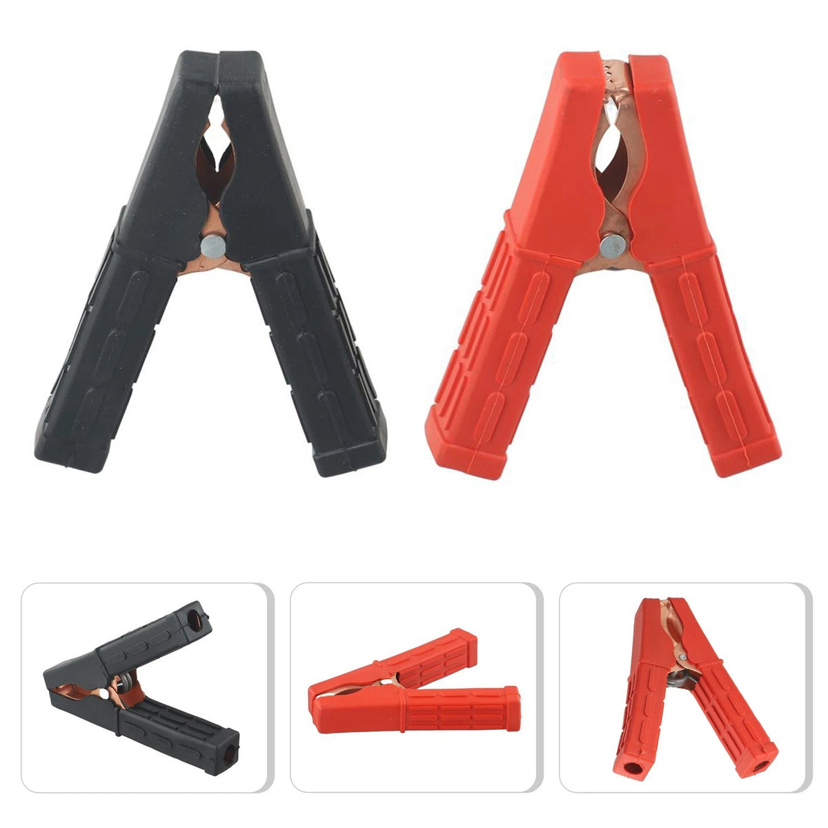 2X Heavy Duty Car Battery Clamps Clip Connector 95mm Length