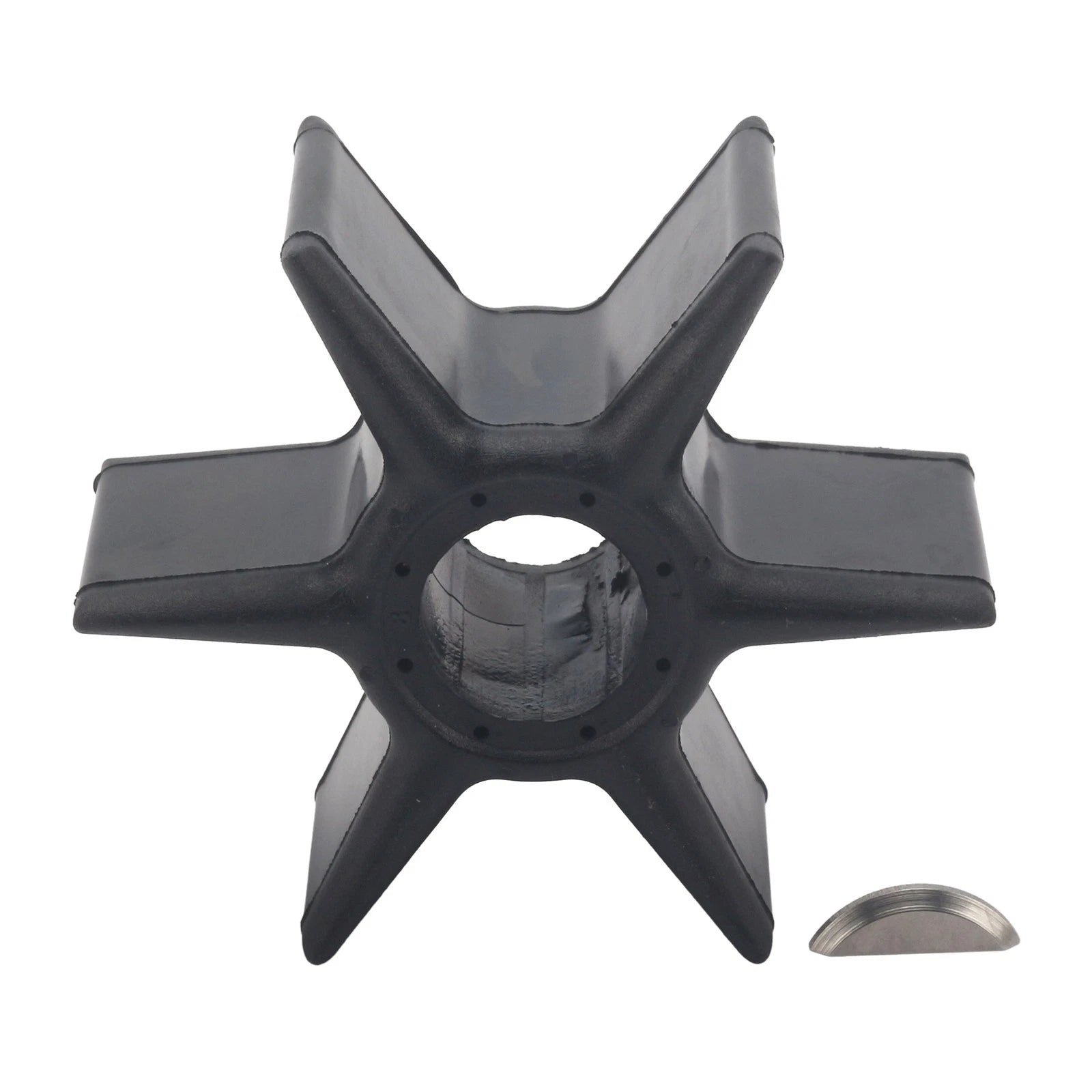 Water Pump Impeller & Key for Yamaha Outboard Motors (6CE-44352)