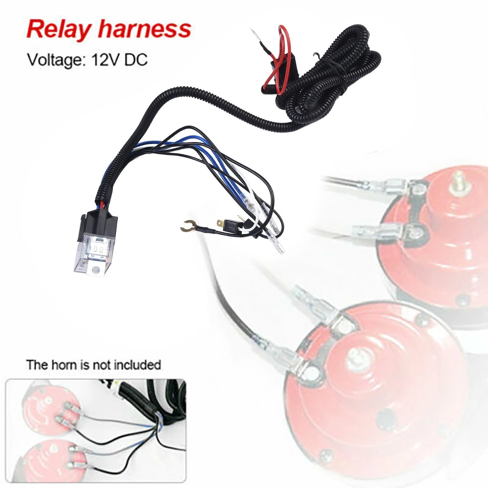12V Relay Wiring Harness Kit for Blast Horns
