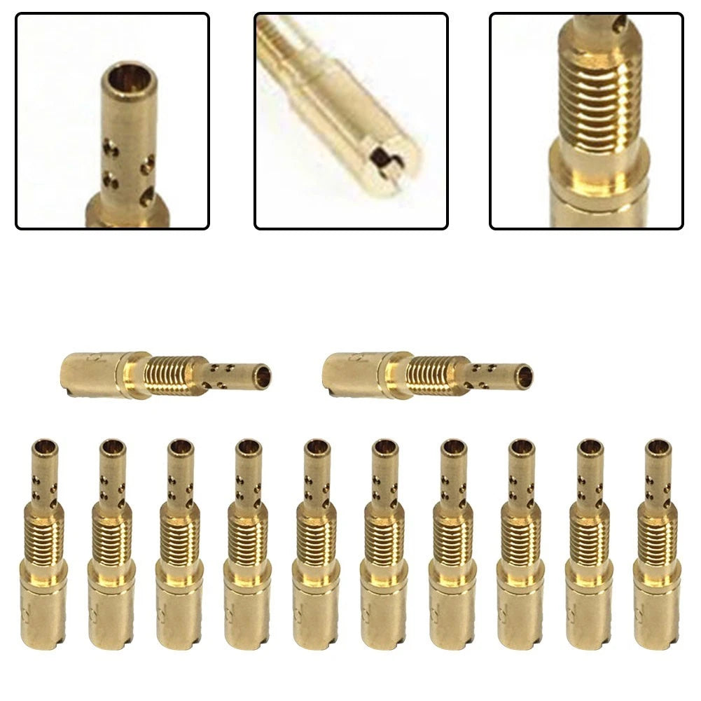 12pcs Gold Jet for CR125R (2000–2007) CR250R (2001–2007)