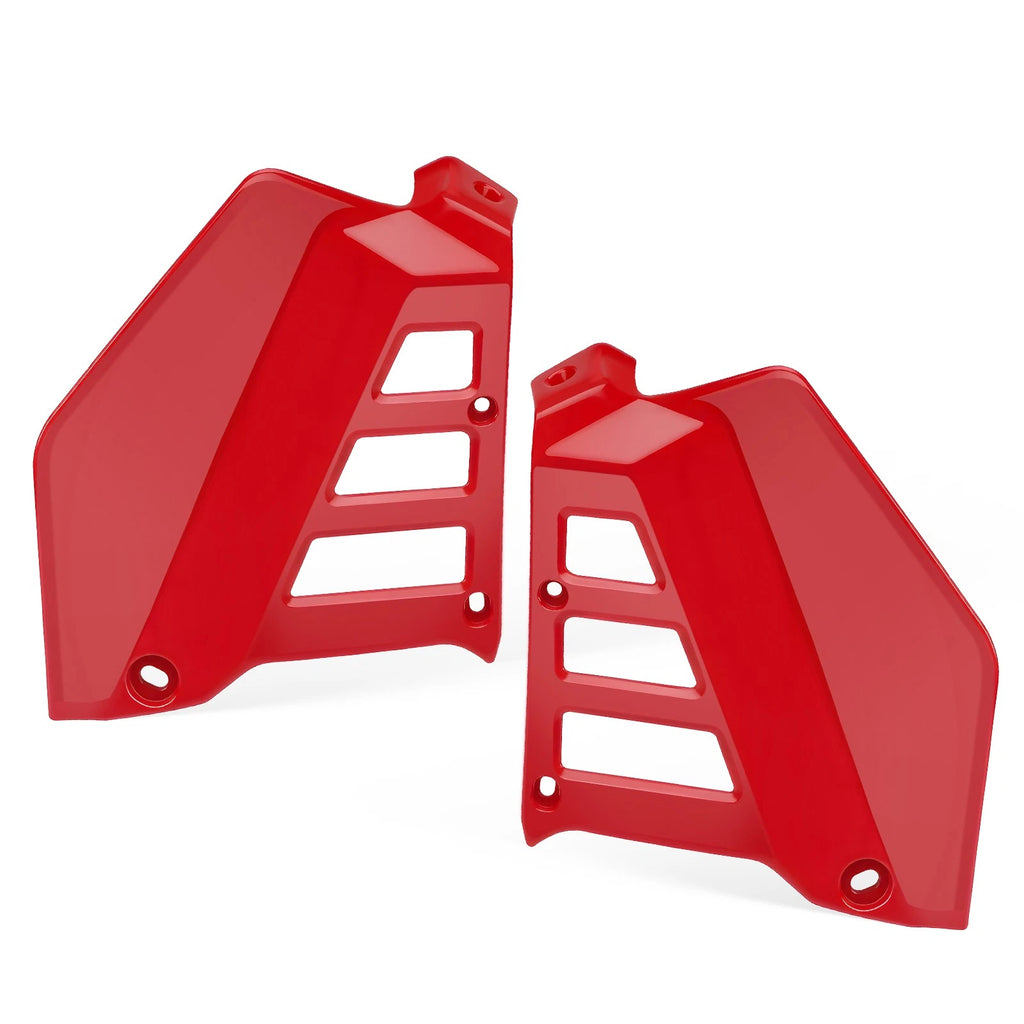 Pair of Red Radiator Shrouds Guards for Honda ATC250R (1985–1986)