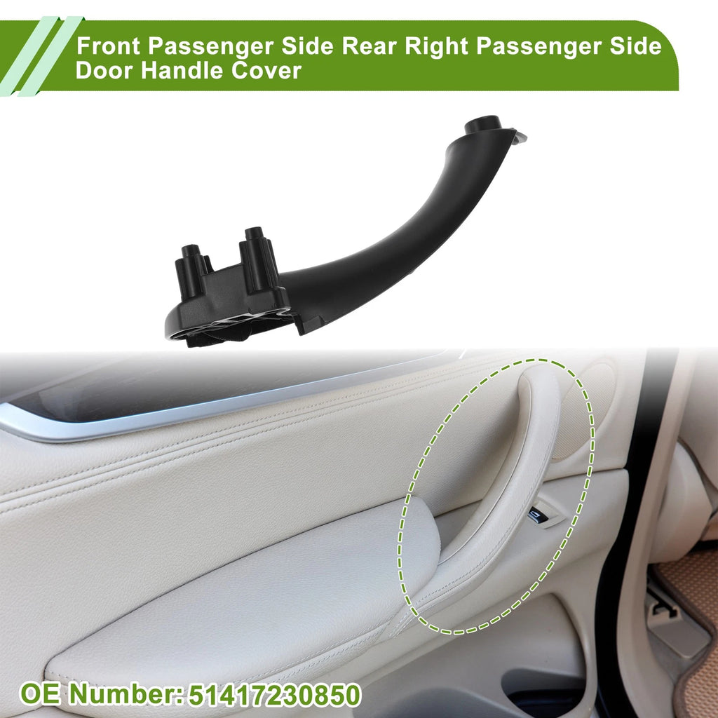 Door Panel Handle Pull Trim Cover Replacement for BMW 3 Series E90 E91 (2005–2013)