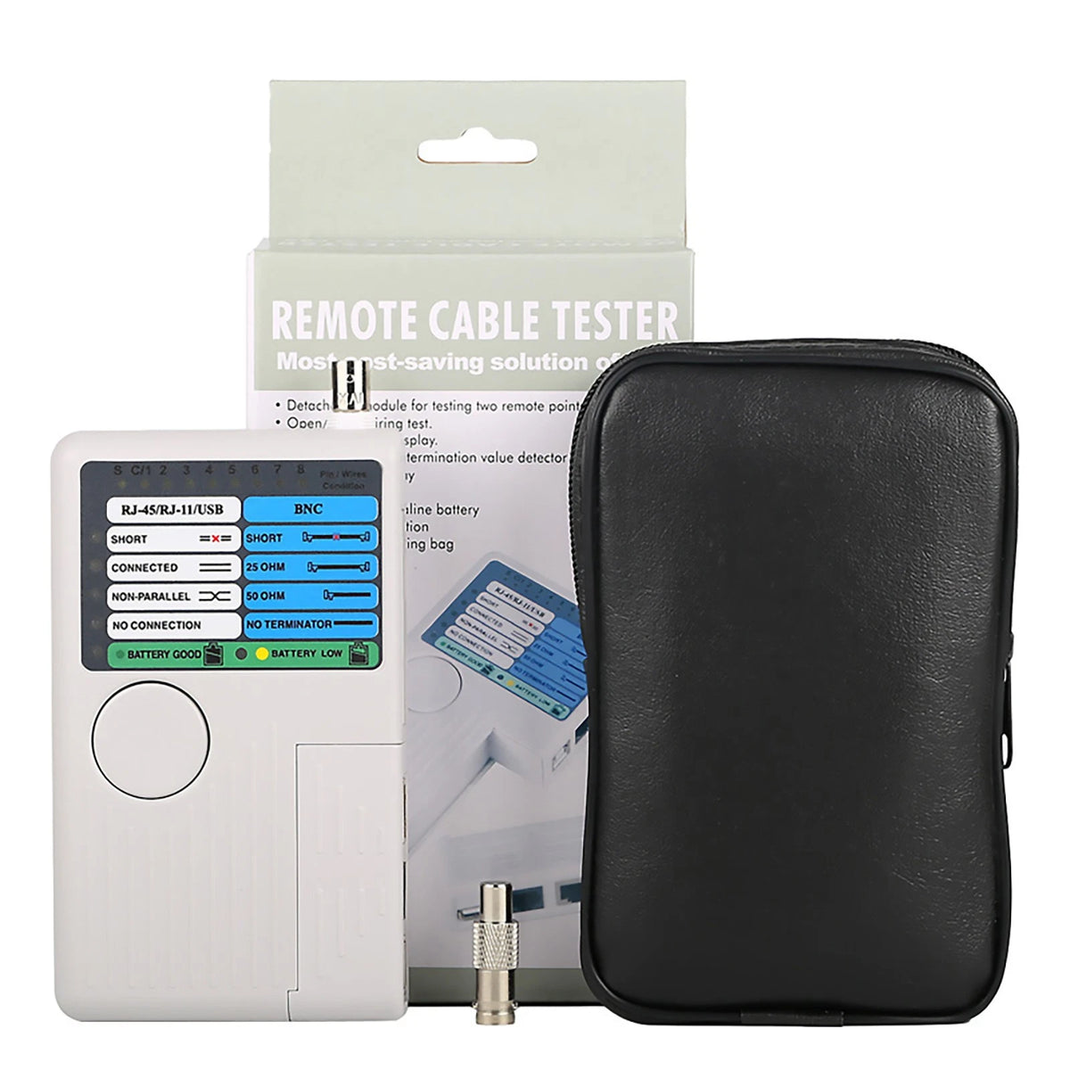 4-in-1 Network Cable Tester for RJ45/RJ11/USB/BNC (No Year Range)
