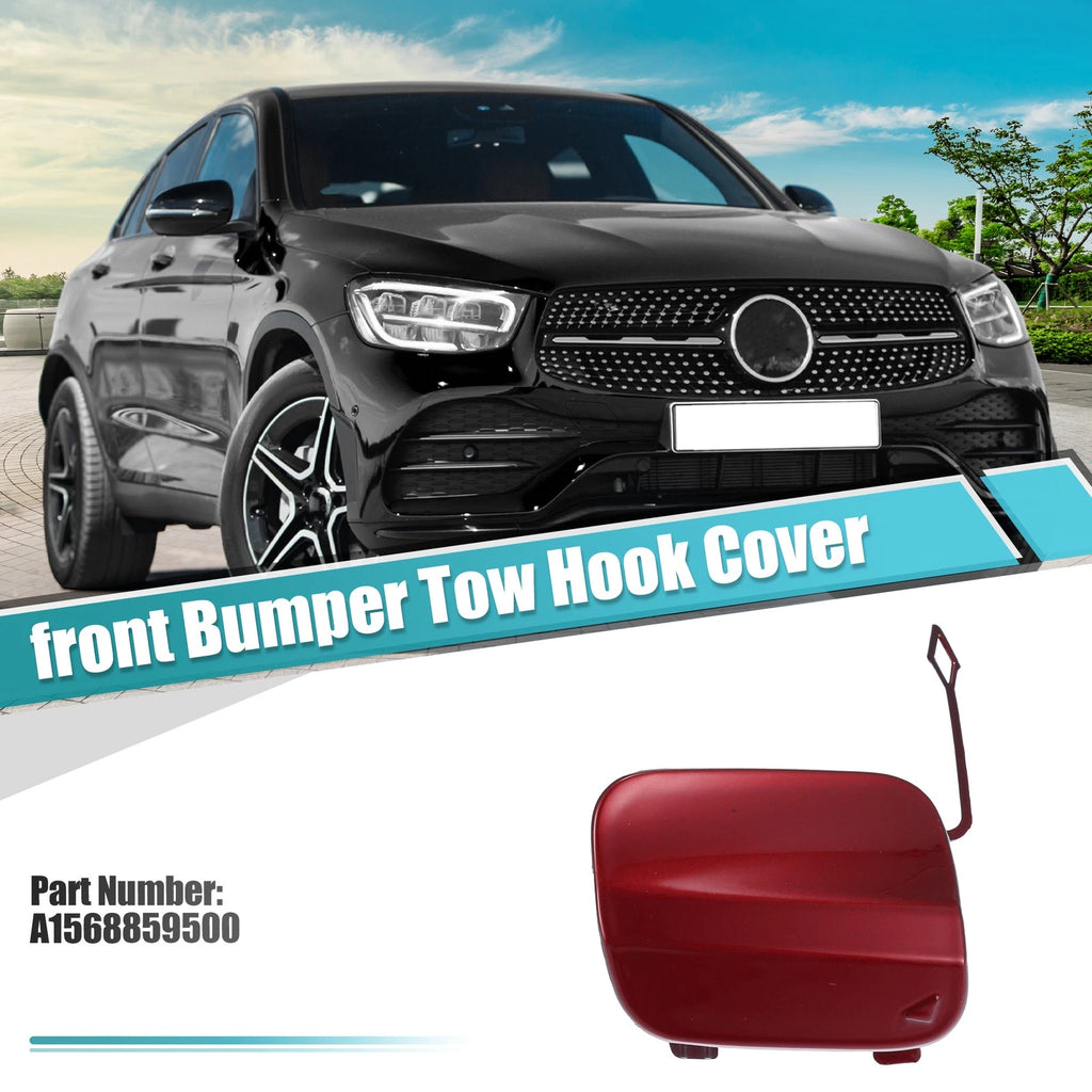 Front Bumper Tow Hook Cover Replacement for Mercedes-Benz GLA 250 (2014–2018)
