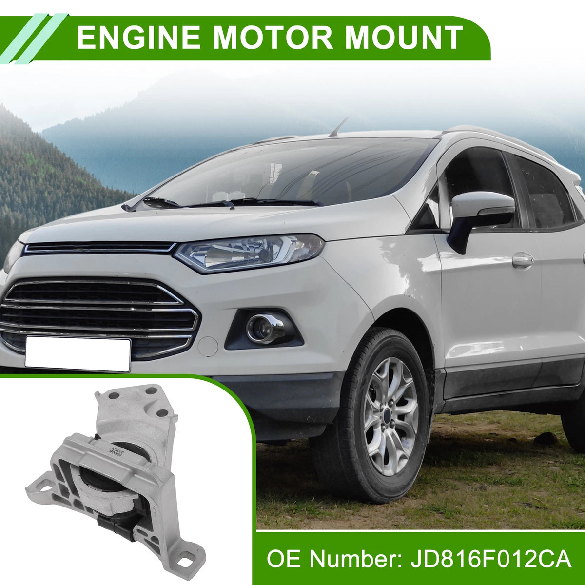 Engine Motor Mount for Ford Escort (2018–2020) C490 1.5L