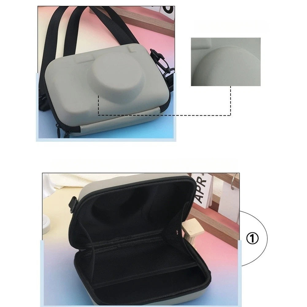 PU Leather Camera Bag for Wide400 Compact (21.5x11.5x15.5 cm)
