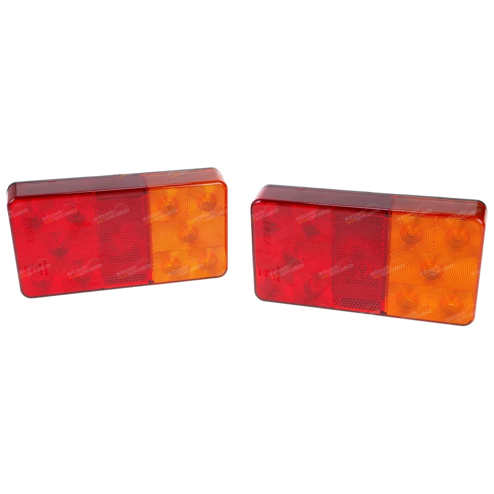 2X LED Trailer Tail Lights Assemblies Kit for