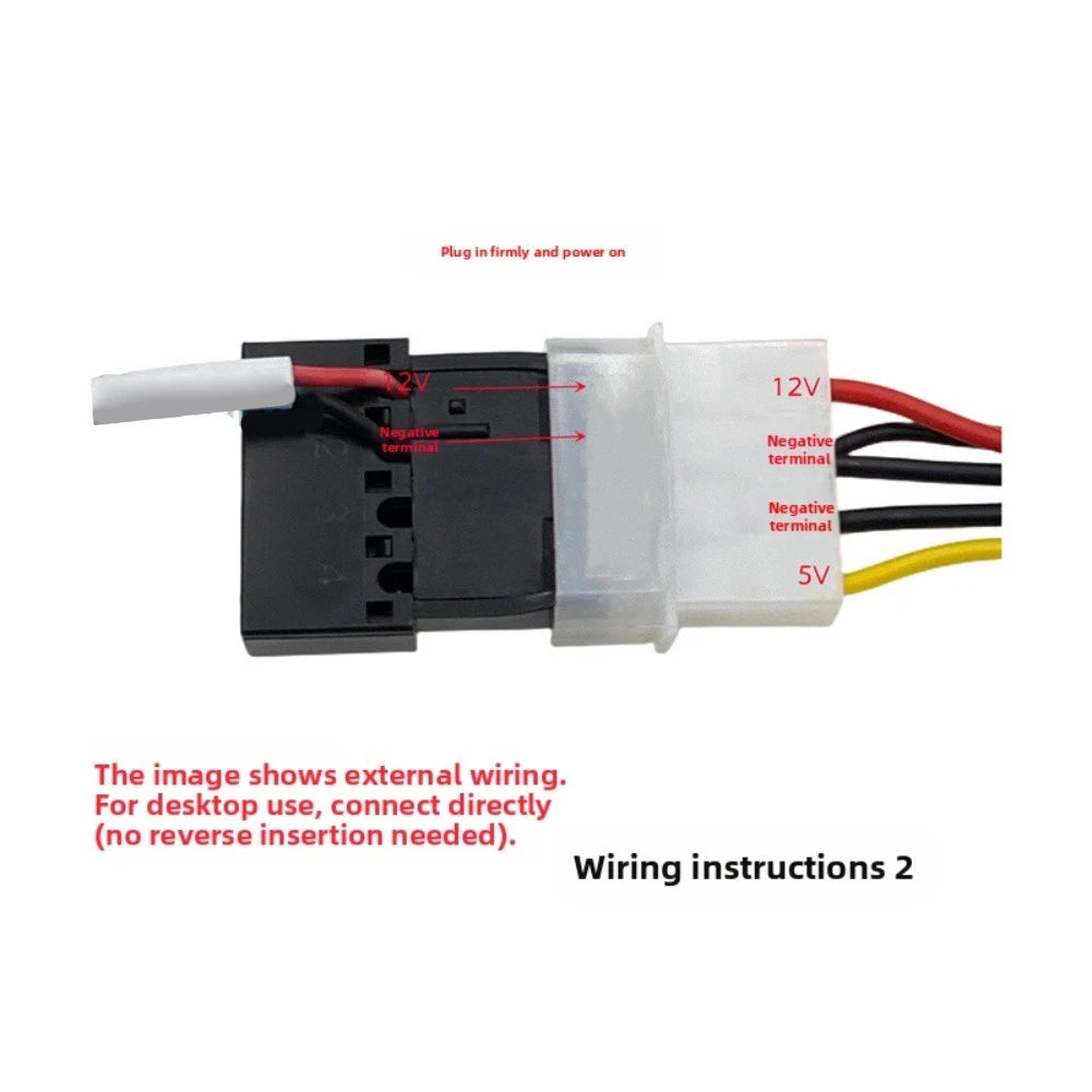 Watercooled Computer System LED Thermometer & 3-Way Flow Meter