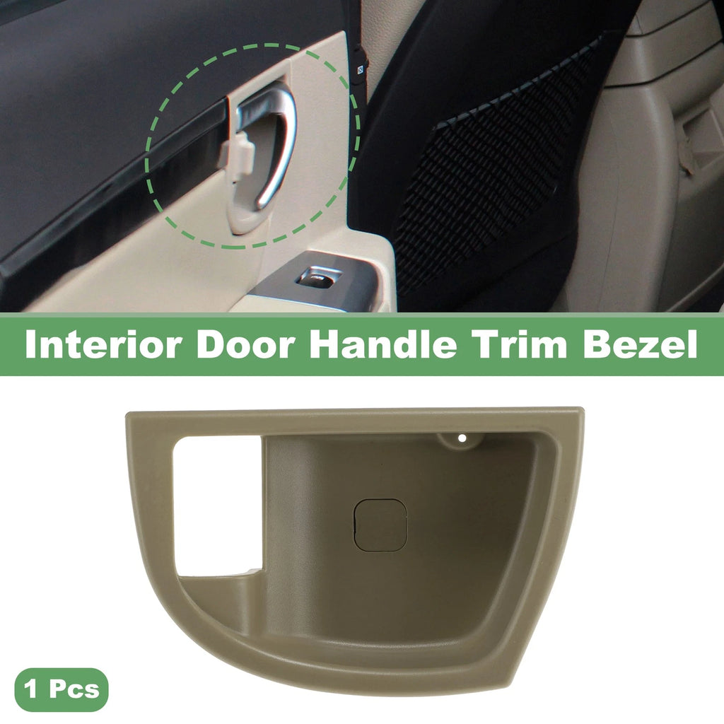 Rear Left Interior Door Handle Trim Bezel for Hyundai Santa Fe (2007–2012) Beige