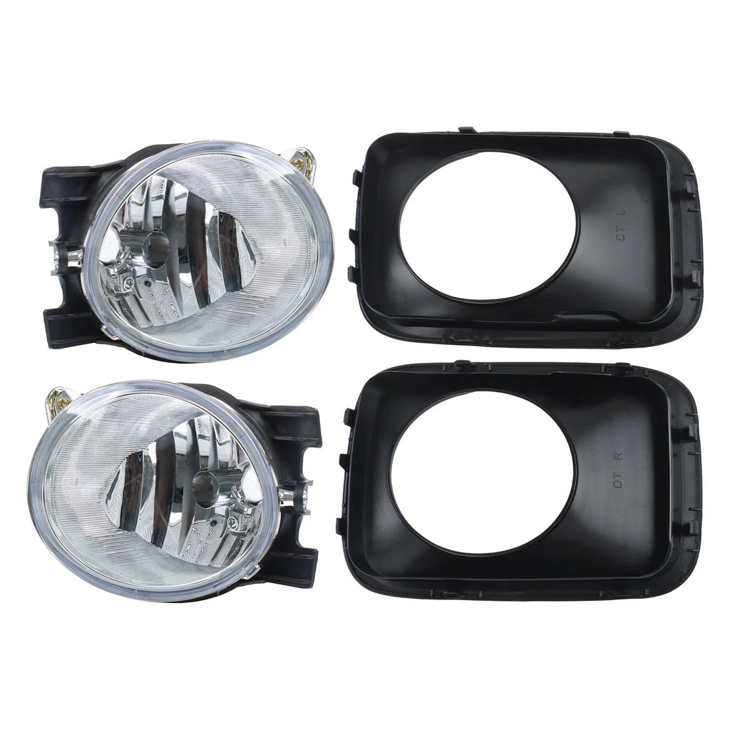 Fog Lights Driving Lamp Set for Honda Pilot (2009–2011) Halogen, Bezel