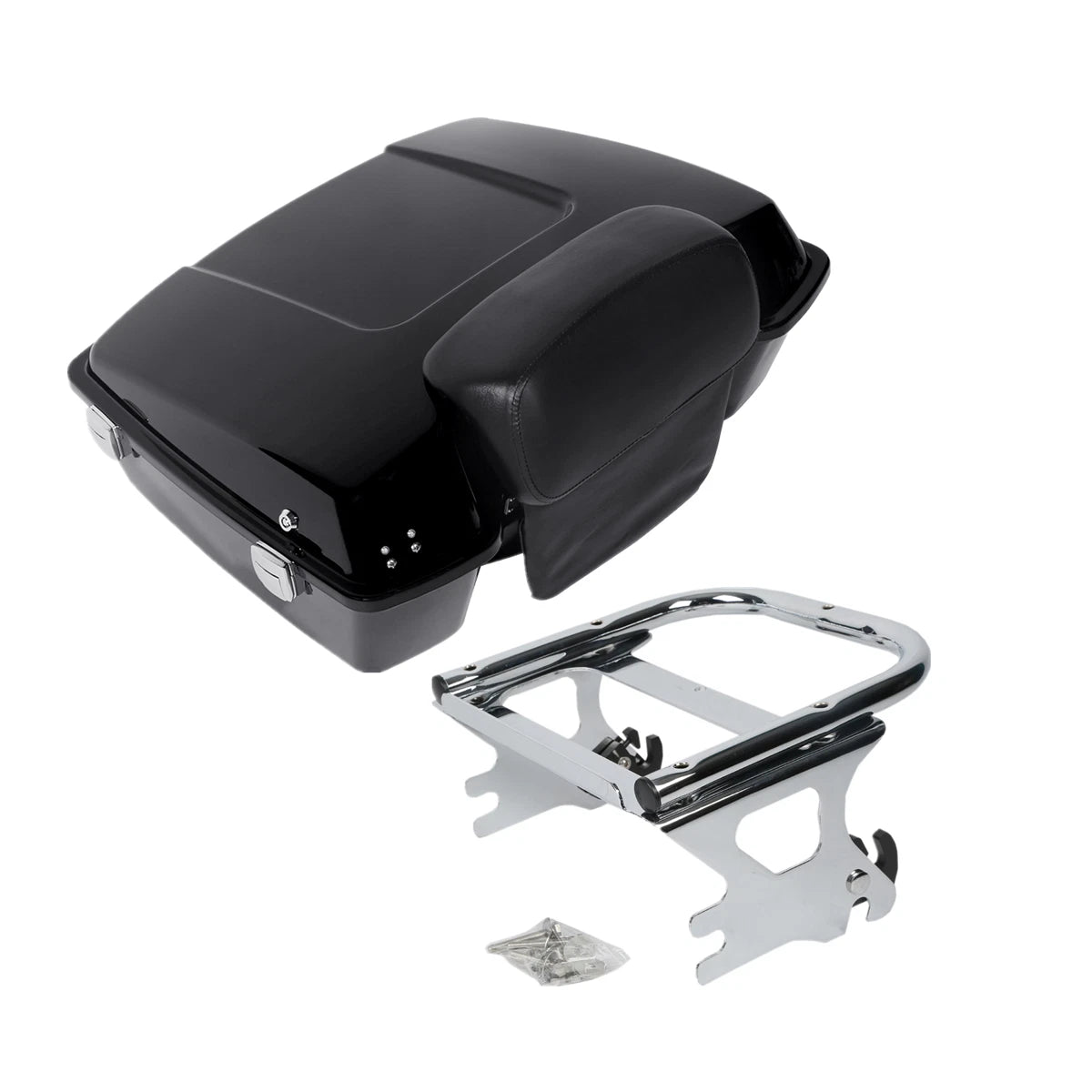 Chopped Trunk & Backrest Mount Rack for Harley Touring (1997–2008)