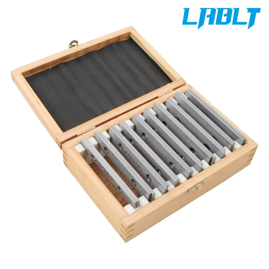 Matched Pair 1-2-3 Blocks for Precision Machining (23 Hole, 20Pcs 1/8×4")