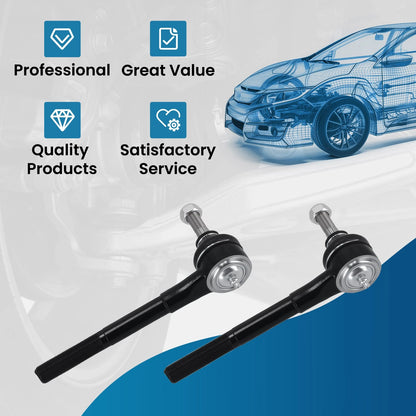 Front Outer Tie Rod Ends for C1500 C2500 C3500 K1500 K2500 K3500 Tahoe Escalade (1995–2000)