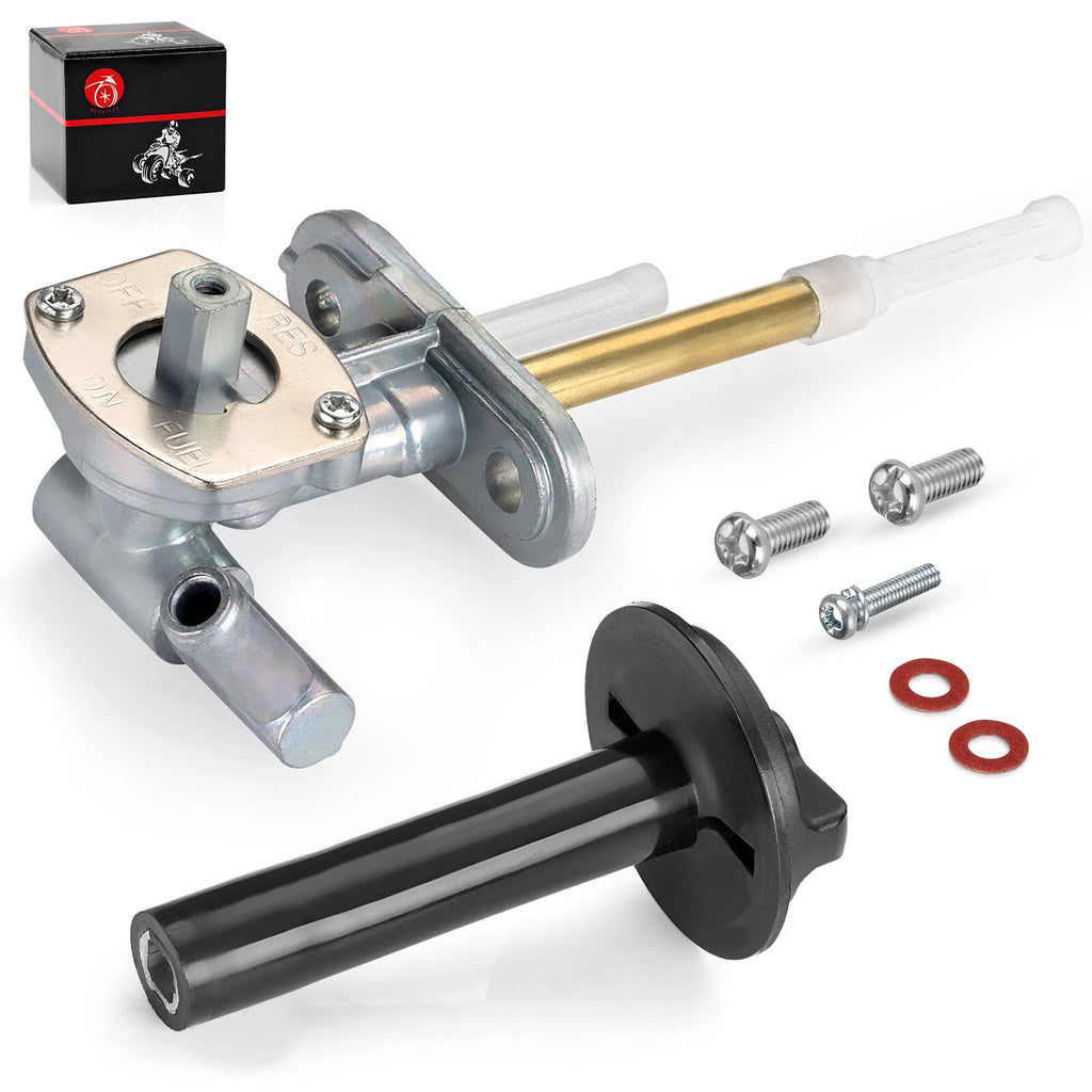 Fuel Valve Petcock & Lever W/ Screw for Kawasaki Prairie 400 (1997–1998)