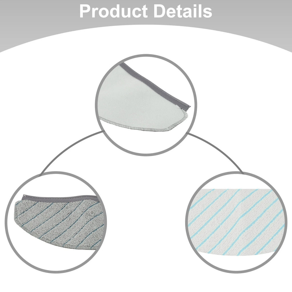 10 Pack Mop Cloth Pads for ECOVACS Plus Robot Vacuum Cleaner