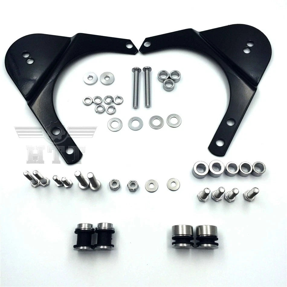 Sissybar Backrest Docking Hardware Kit for Harley Touring (1997–2008)