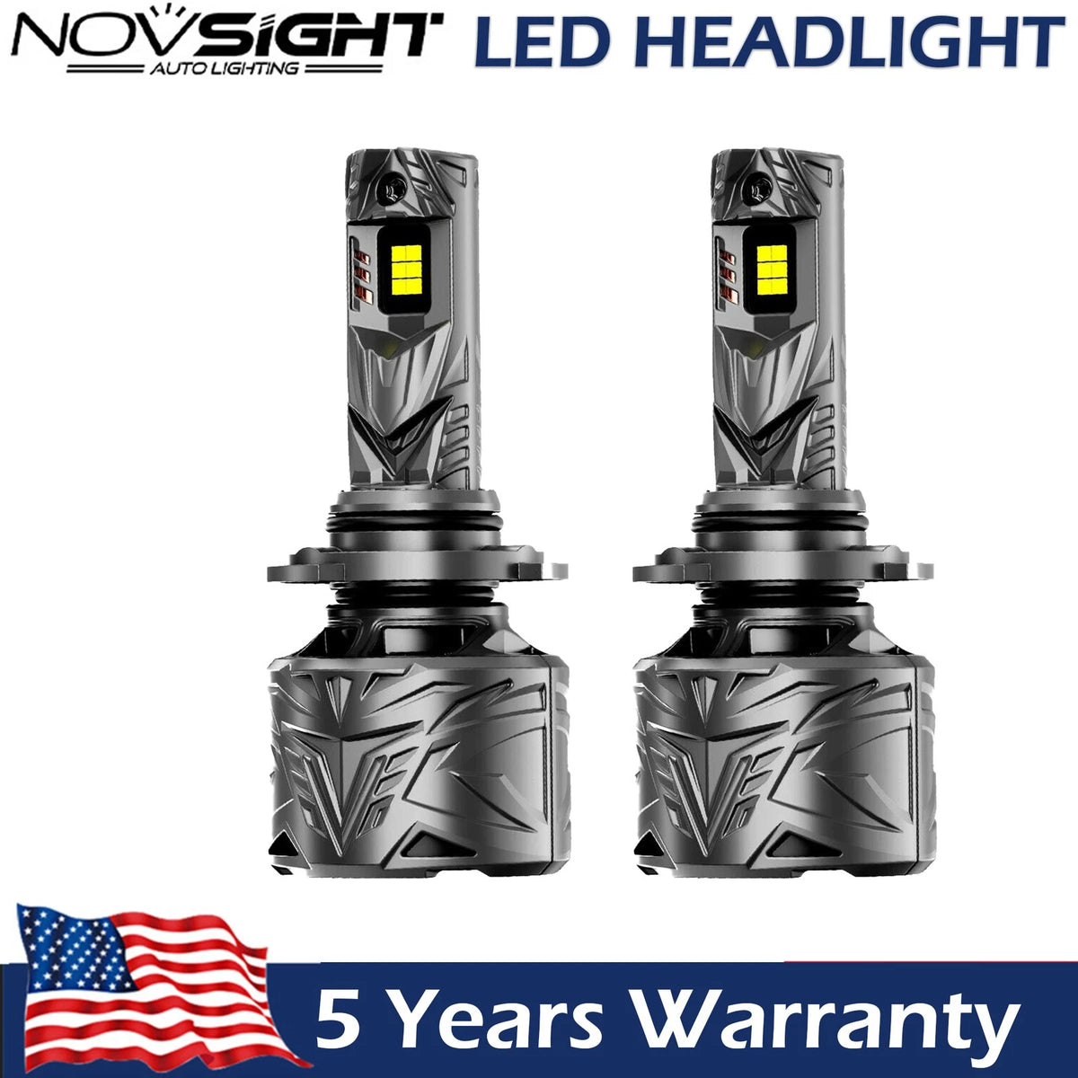 9004 LED Headlight Bulbs Conversion Kit for HB1 (6500K)