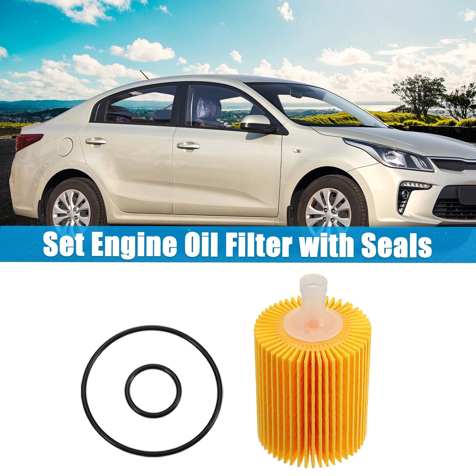 Engine Oil Filter Replacement for Toyota Tundra 1 Set (2007–2021)