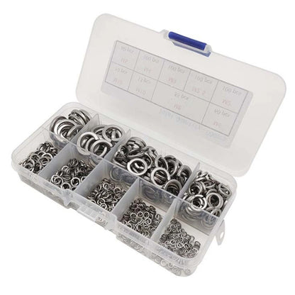 Set of 10 Open Spring Washers M2-M12 304 Stainless Steel