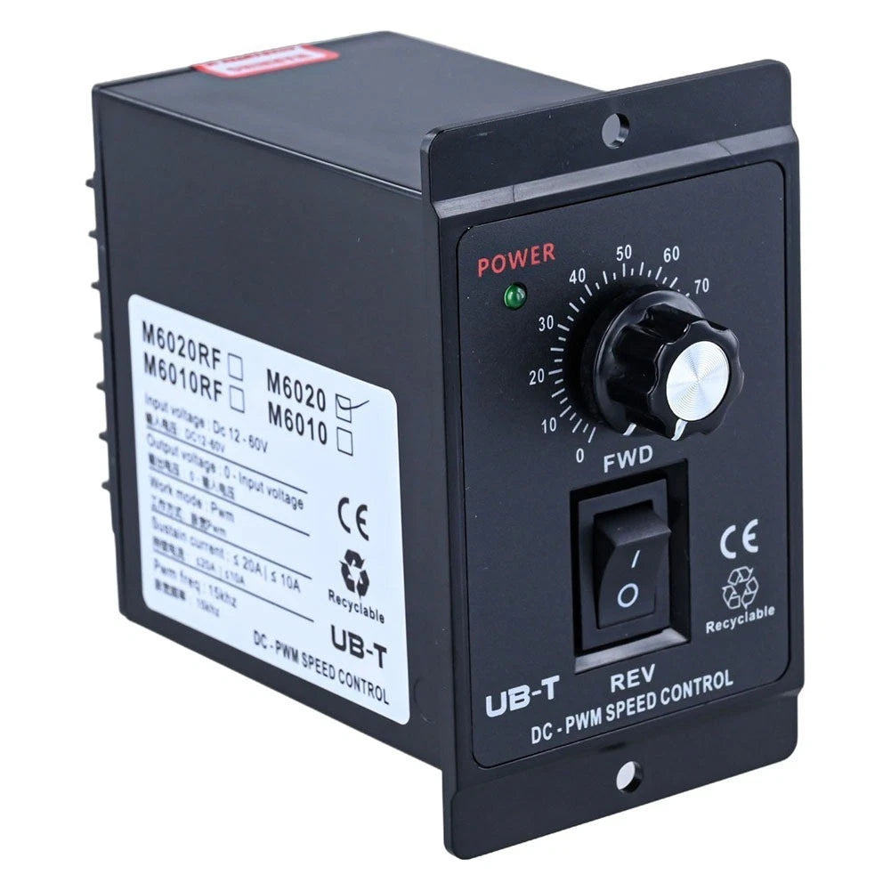 20A DC Motor Controller for PWM 12V to 60V Brush Motor Efficiency