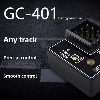 Gyroscope Sensor Steering Correction for RC Racing (Indoor/Outdoor)