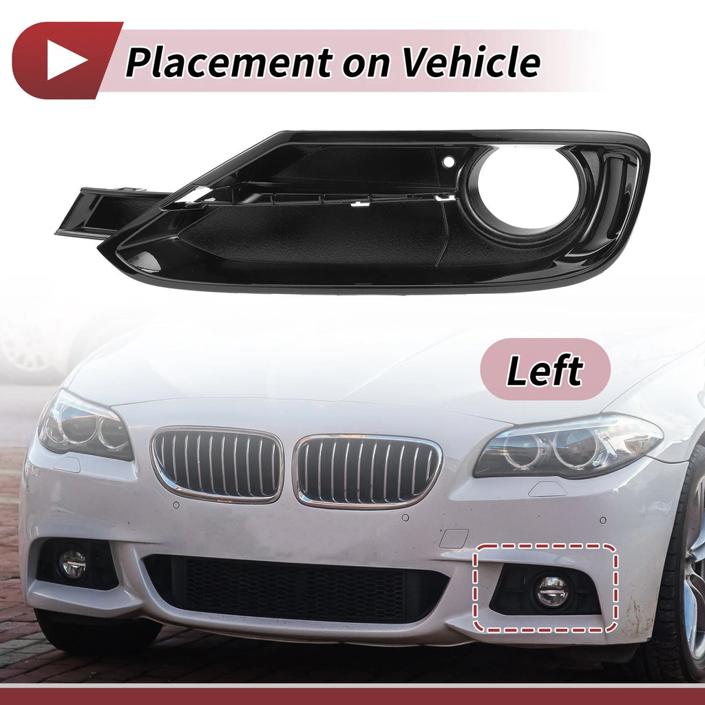 Car Front Left Fog Light Grill Replacement for BMW 320i (2012–2015)
