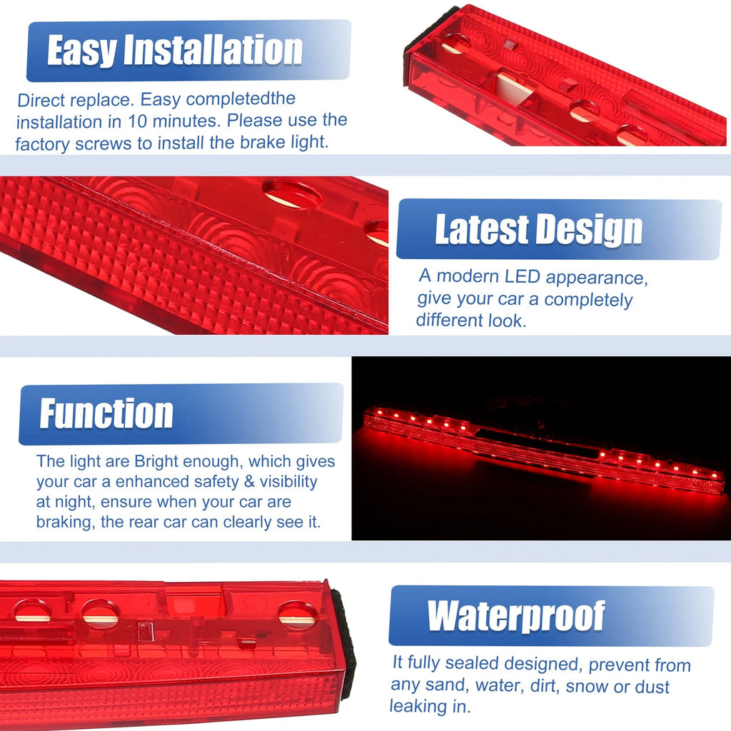 High Level Third Rear Brake Stop Light Replacement for Audi A4 (2002–2004)