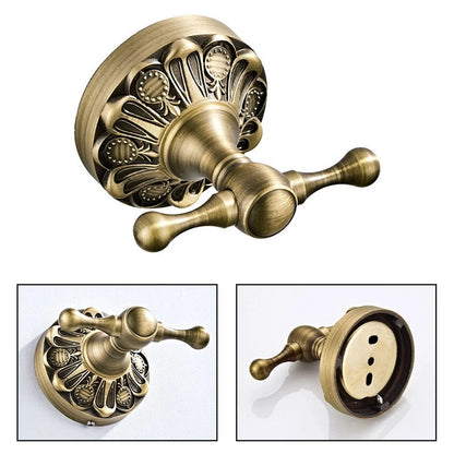 Antique Brass Clothes Hook for Bathroom and Living Room