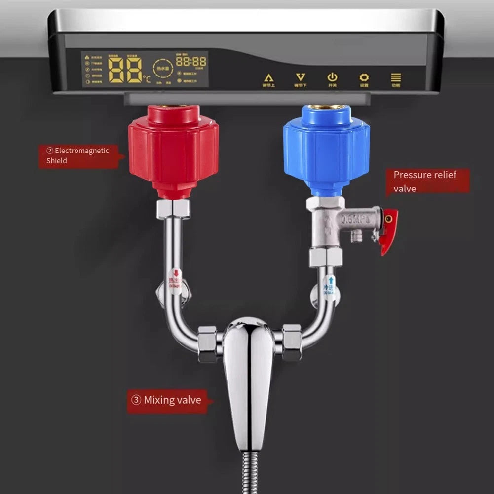 Electric Water Heater Safety Device for Easy Installation