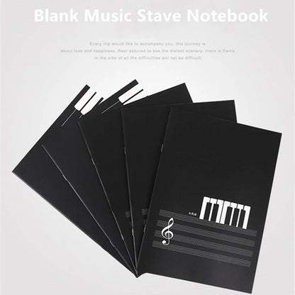 Blank Music Notebook Double-Sided Manuscript for Musicians