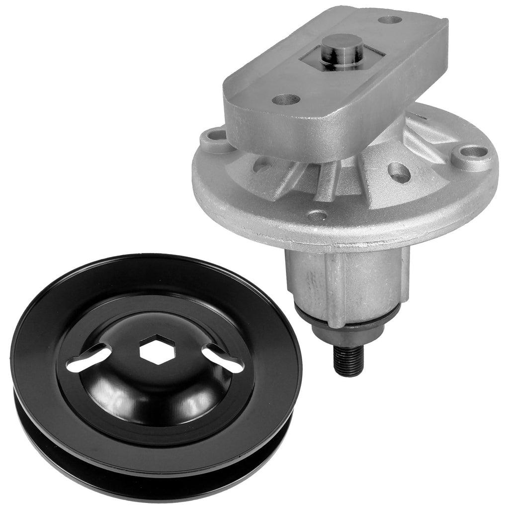 Deck Spindle Assembly and Pulley Replacement for John Deere Sabre 48" (1948–2018)