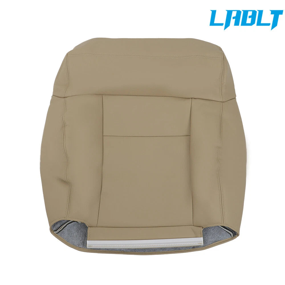 Leather Seat Cover for Ford F150 (2004–2008) - Tan, Front Bottom Lean Back