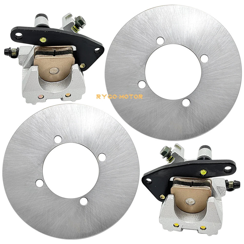 Front Brake Calipers & Disc Rotor for Suzuki Eiger 400, Vinson 500 (2002–2009)