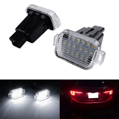 2× Light Number Plate Lamp For Mazda 6 Mazda 3 Hatchback GHK151270B GHK151270A