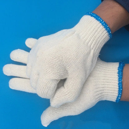 Cotton Gloves for Gardening and Kitchen Use - Anti-slip Design