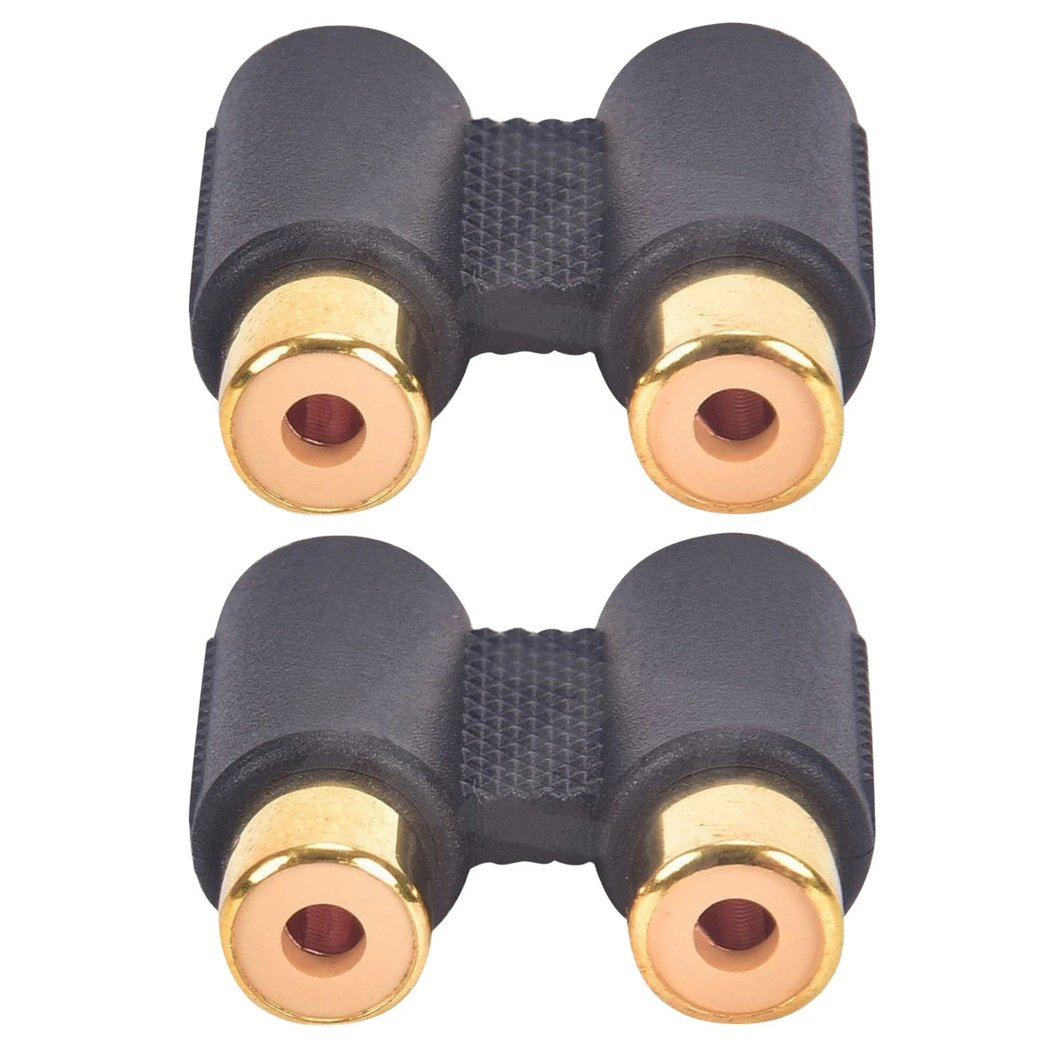 2X RCA Female to Female Coupler Audio Adapter Connector