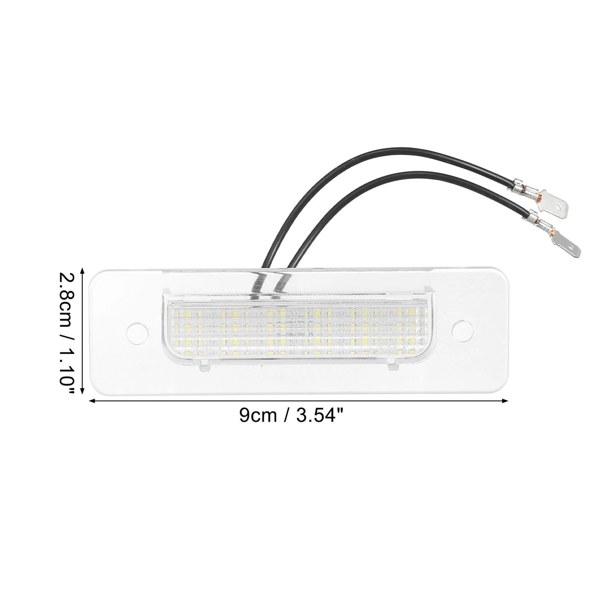 2X LED License Plate Light for BMW 325i (1987–1992)