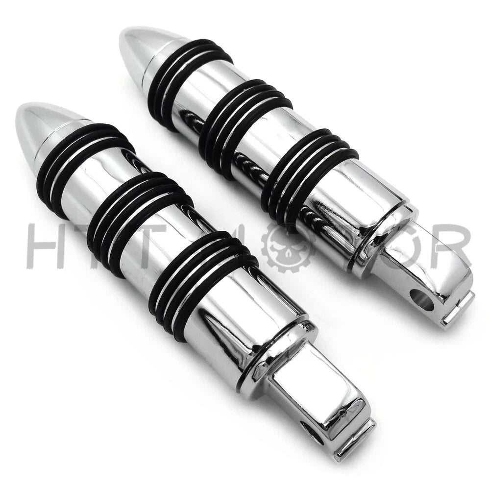 Chrome Foot Pegs for Victory Hammer Vegas 8 Ball (Front & Rear)