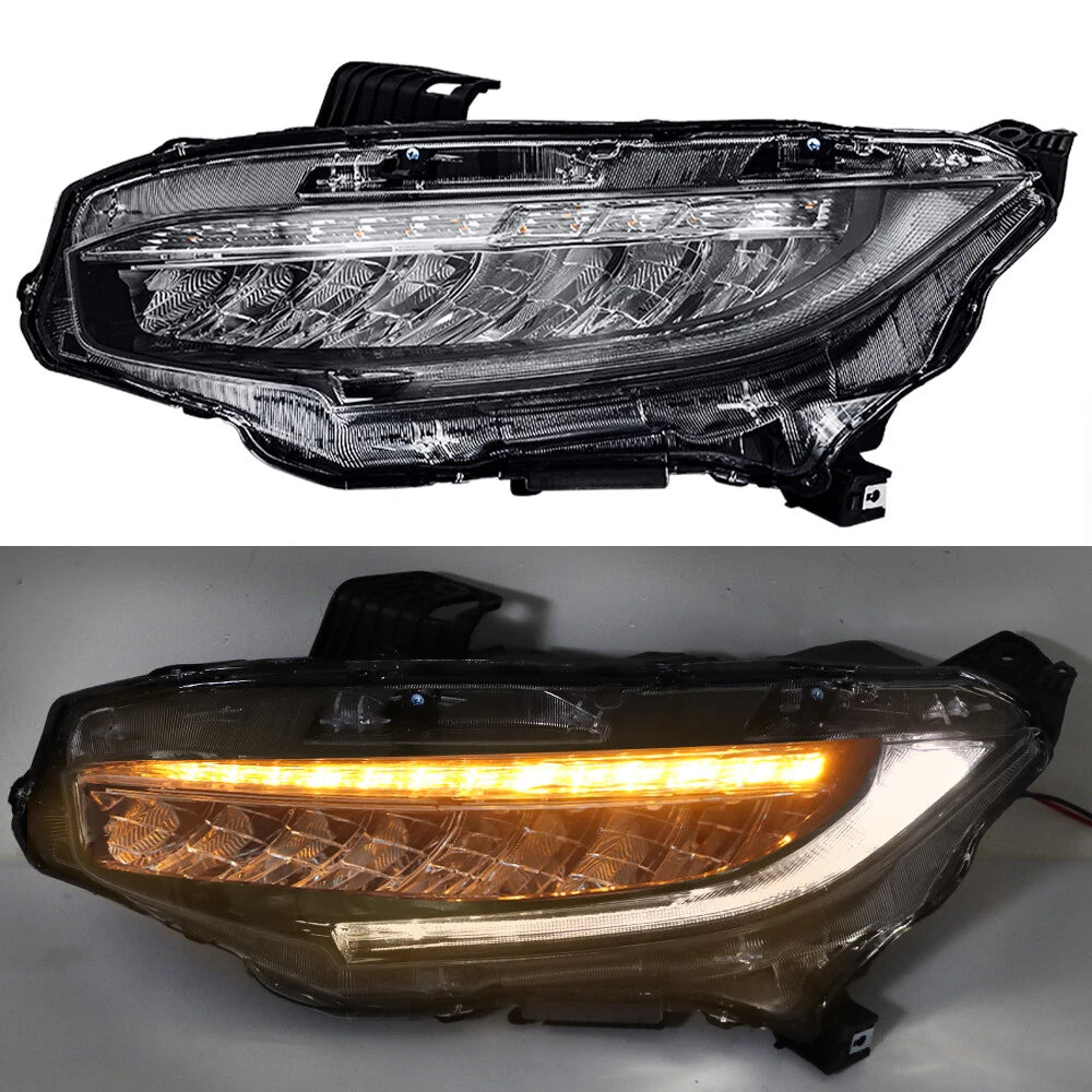Full LED Headlight Lamp LH for Honda Civic (2016–2019)