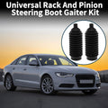2Pcs Rubber Rack and Pinion Steering Boot Gaiter Kit for Universal Fit