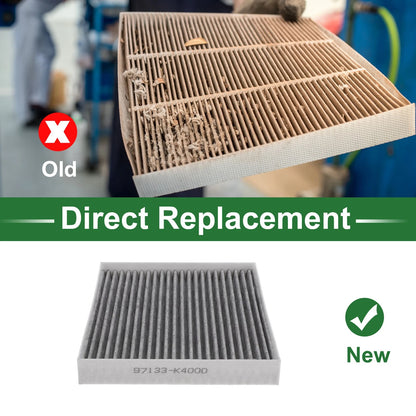 Cabin Air Filter No.97133K4000 for Hyundai Ioniq (AE) (2017–2020)