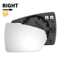 Heated Right Side Mirror Glass Replacement for Volkswagen Polo (2017–2023)