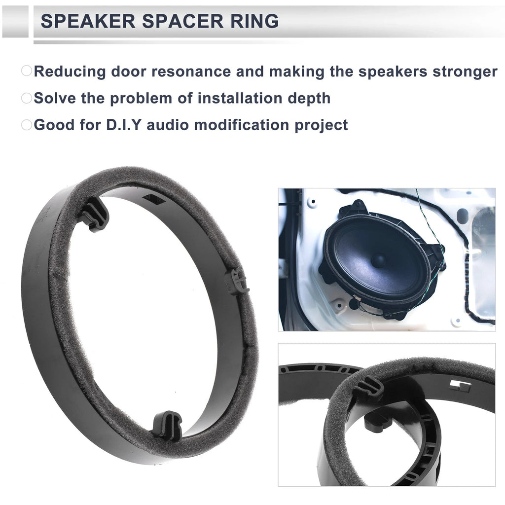 Tweeter Speaker Spacer Ring Adapter for Mitsubishi 6.5 Inch Set (2) (2010–2010)