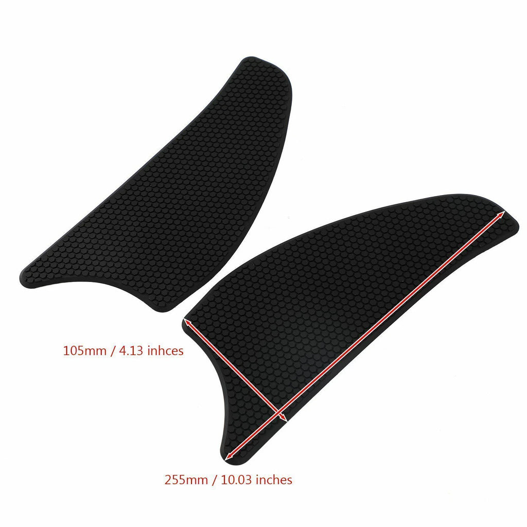 2X Side Tank Traction Grip Pads for Kawasaki Versys 1000 (2015–2019) T9